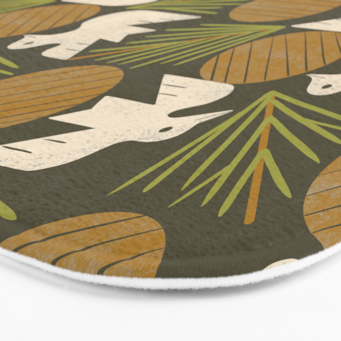 Pine Forest Doves Bath Mat Gallery Image 3