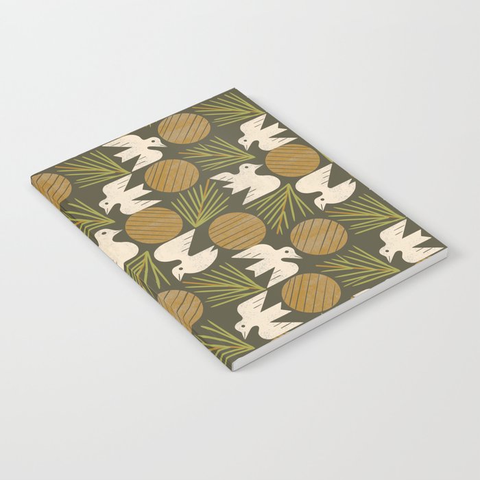 Pine Forest Doves Notebook Gallery Image 1