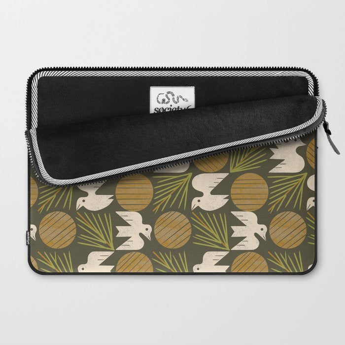 Pine Forest Doves Laptop Sleeve Gallery Image 2