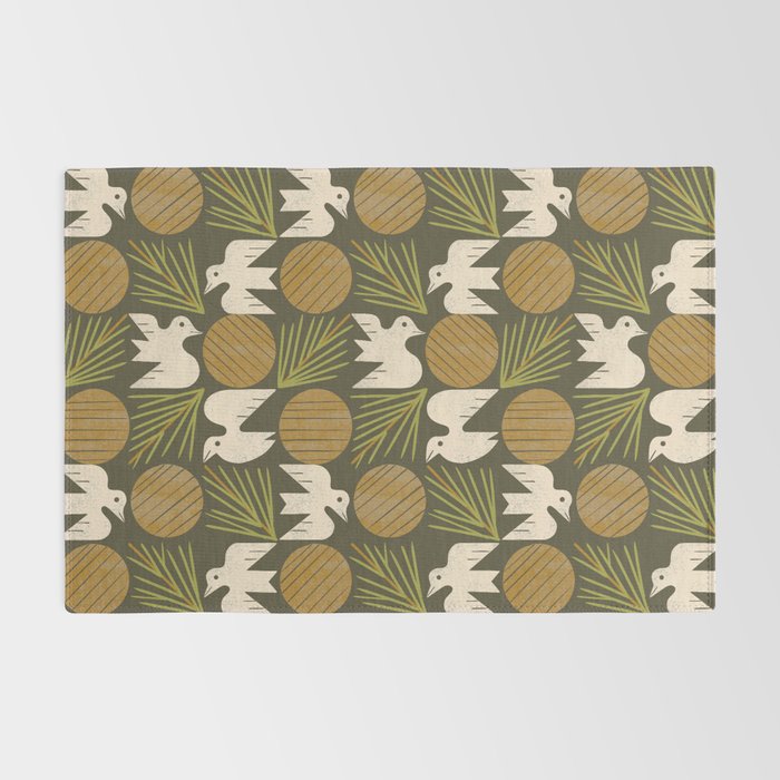 Pine Forest Doves Rug Gallery Image 2