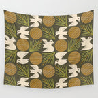 Pine Forest Doves Wall Tapestry Gallery Image 4