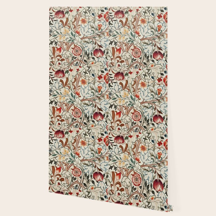 William Morris Antique Acanthus Portiere Vintage Art Pattern Wallpaper Gallery Image 2