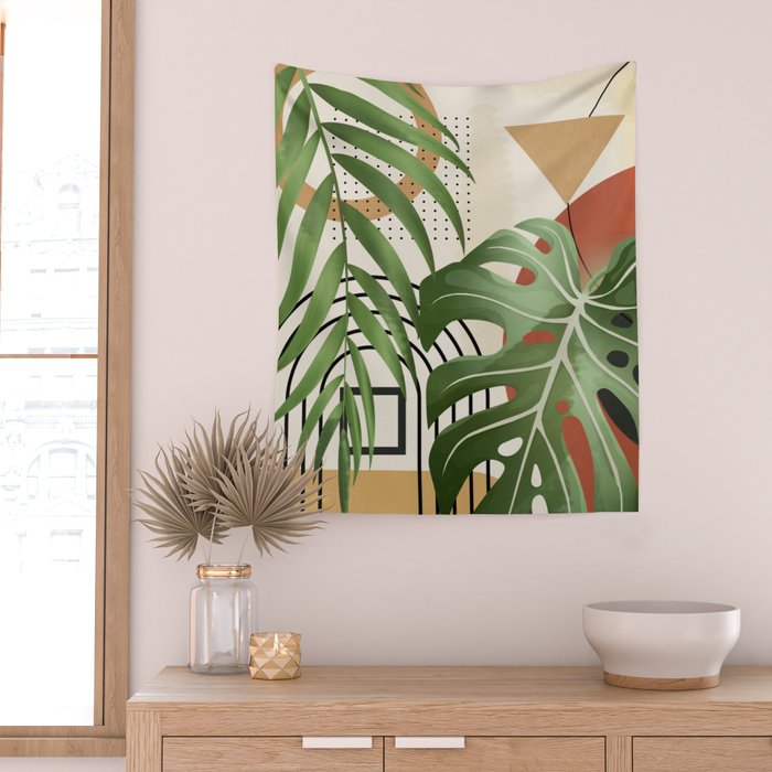 Nature Geometry XVII Wall Tapestry Gallery Image 2