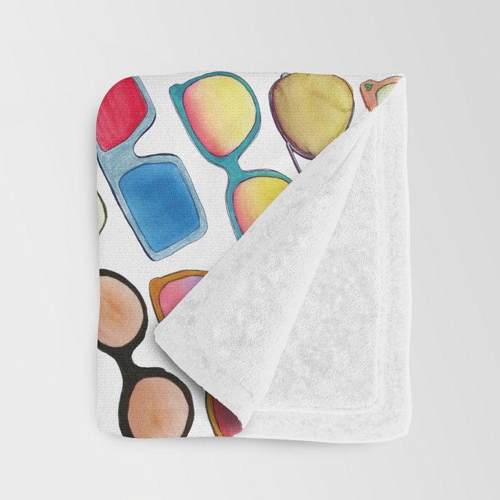 Sunglasses by Veronique de Jong Throw Blanket Gallery Image 3