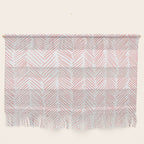 Living Coral Herringbone Wall Hanging Gallery Image 1