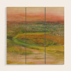 Winding River by Edgar Degas, 1890 Wood Wall Art Gallery Image 1