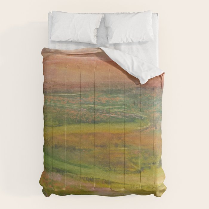 Winding River by Edgar Degas, 1890 Comforter Gallery Image 6