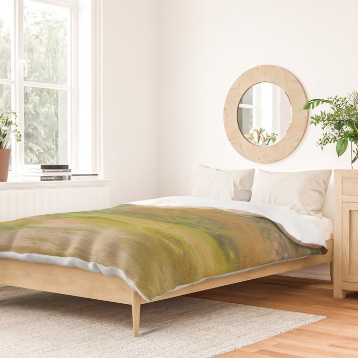 Winding River by Edgar Degas, 1890 Duvet Cover Gallery Image 2
