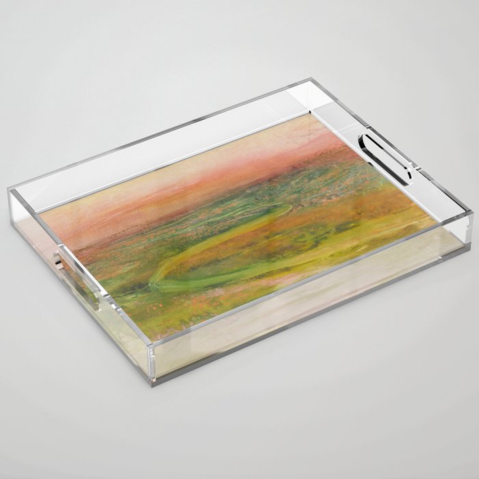 Winding River by Edgar Degas, 1890 Acrylic Tray Gallery Image 1