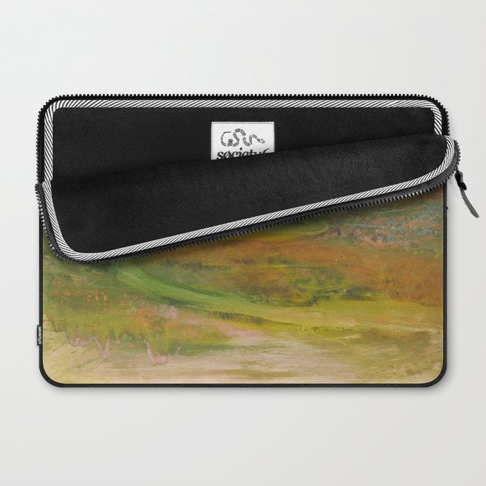 Winding River by Edgar Degas, 1890 Laptop Sleeve Gallery Image 2