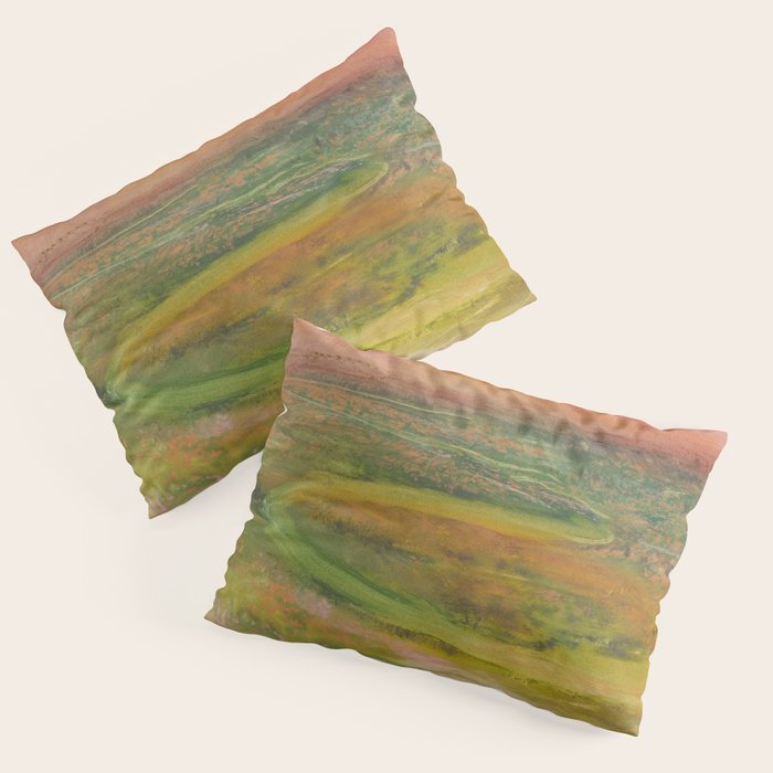 Winding River by Edgar Degas, 1890 Pillow Sham Gallery Image 3