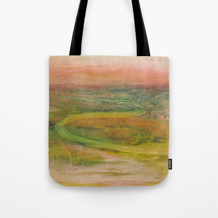 Winding River by Edgar Degas, 1890 Tote Bag Gallery Image 1