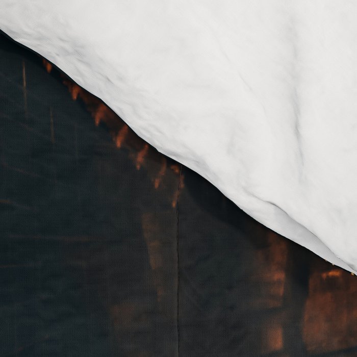 Brooklyn Bridge and Manhattan skyline in New York City at night Comforter Gallery Image 4