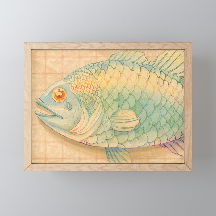 Rainbow Fish Mini Art Print Gallery Image 1