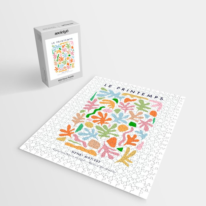 Matisse cut-outs - Spring Poster Jigsaw Puzzle Gallery Image 2