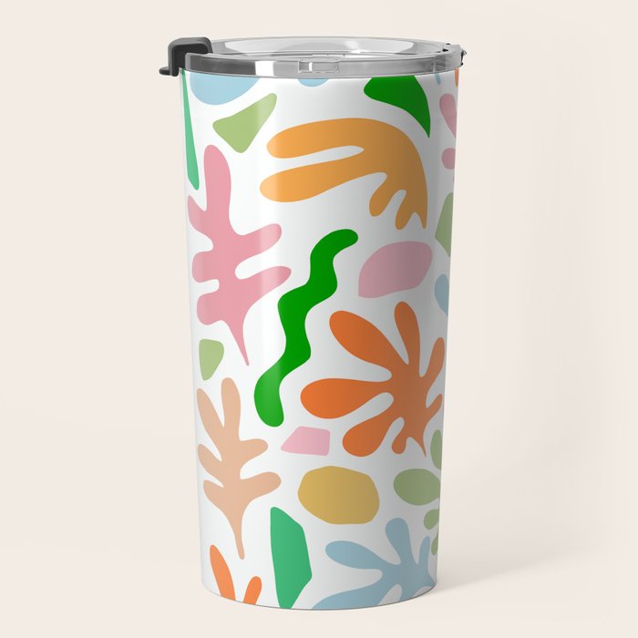 Matisse cut-outs - Spring Poster Travel Mug Gallery Image 3