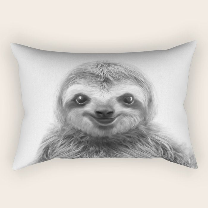 Young Sloth Rectangular Pillow Gallery Image 1