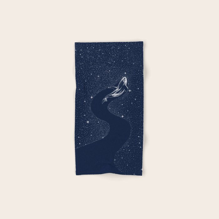 starry orca Bath Towel Gallery Image 1