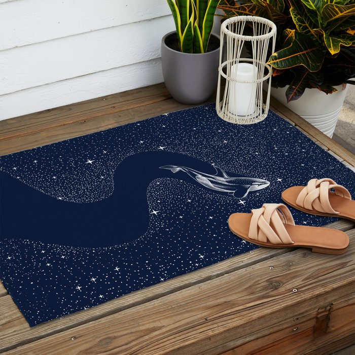 starry orca Outdoor Rug Gallery Image 2