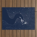 starry orca Outdoor Rug Gallery Image 1