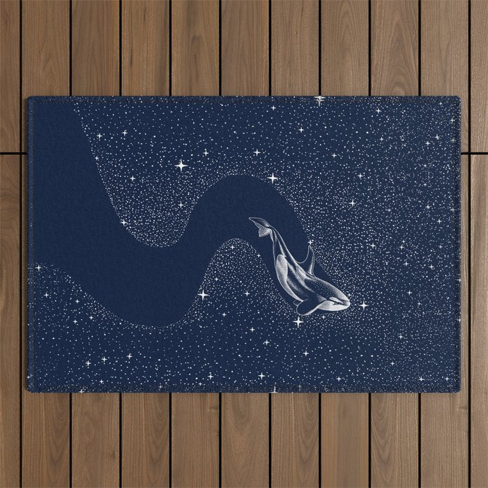 starry orca Outdoor Rug Gallery Image 1