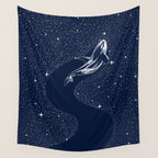 starry orca Wall Tapestry Gallery Image 4