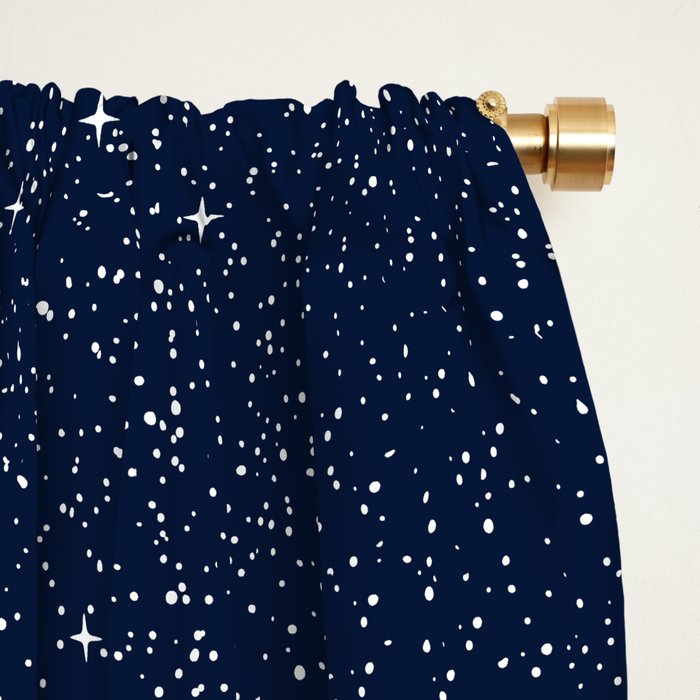 starry orca Window Curtain Gallery Image 2