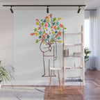I bring flowers Wall Mural Gallery Image 1