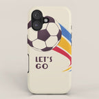 Let's Go - Soccer Illustration iPhone Case Gallery Image 1