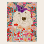 Butterfly Blossoms and a Furry Friend Poster Gallery Image 4