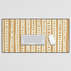 Simple Hand Drawn Pattern #2 Desk Mat Gallery Image 1