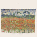 Poppy Field by Vincent van Gogh, 1890 painting Wall Hanging Gallery Image 1