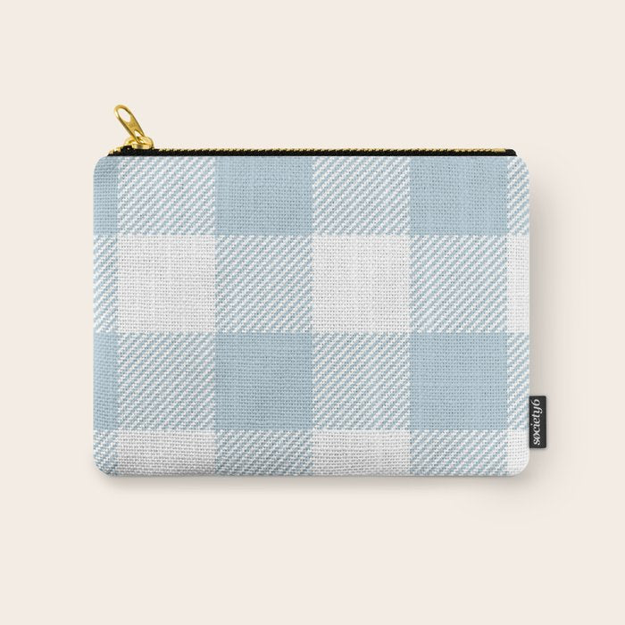 Baby Blue Buffalo Check Carry All Pouch Gallery Image 1