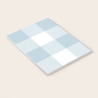 Baby Blue Buffalo Check Notebook Gallery Image 3
