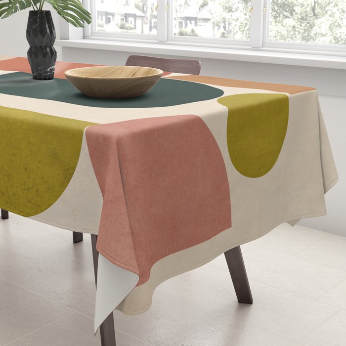 Geometric Shapes 245 Tablecloth Gallery Image 3