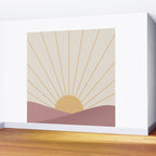 Morning Light - Pink Wall Mural Gallery Image 2