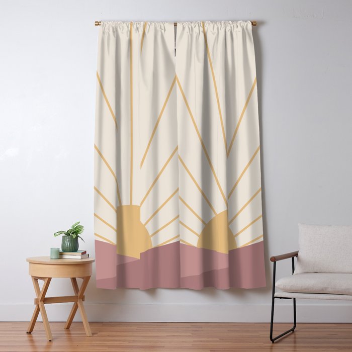 Morning Light - Pink Window Curtain Gallery Image 1