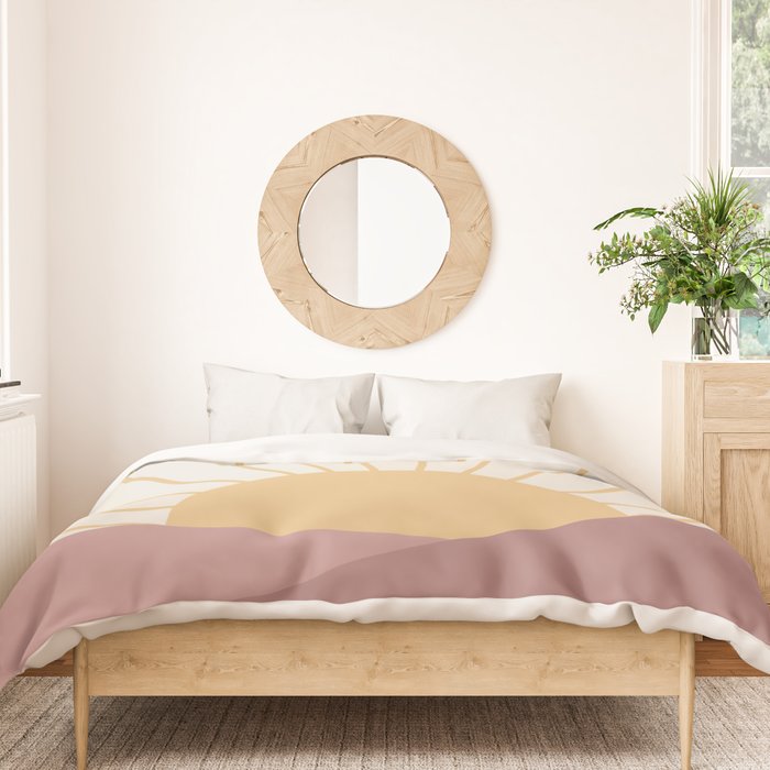 Morning Light - Pink Duvet Cover Gallery Image 3