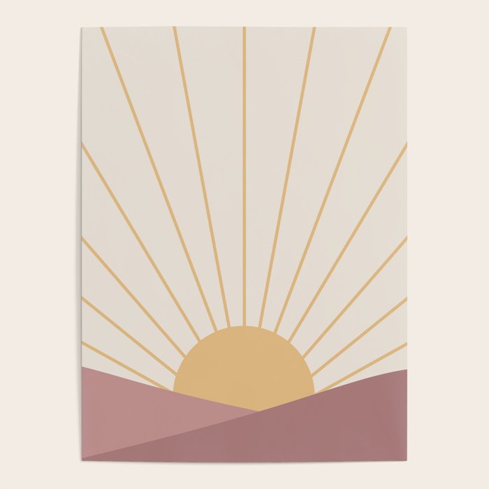 Morning Light - Pink Poster Gallery Image 1