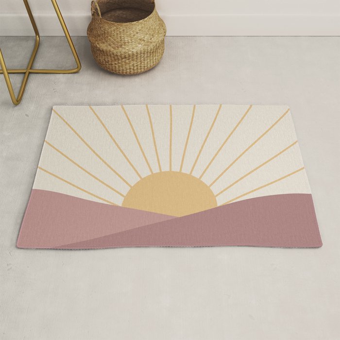 Morning Light - Pink Rug – Society6