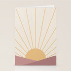 Morning Light - Pink Stationery Card Gallery Image 2