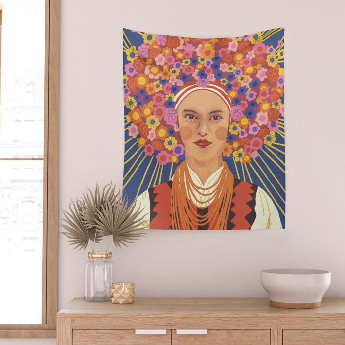 Bride Wall Tapestry Gallery Image 2