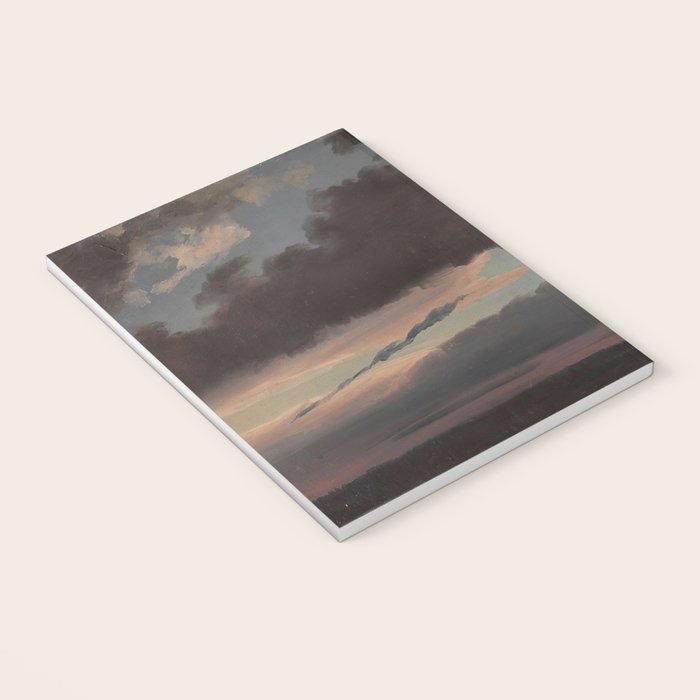 "Cloud Study" by Knud Baade, 1839 Notebook Gallery Image 3