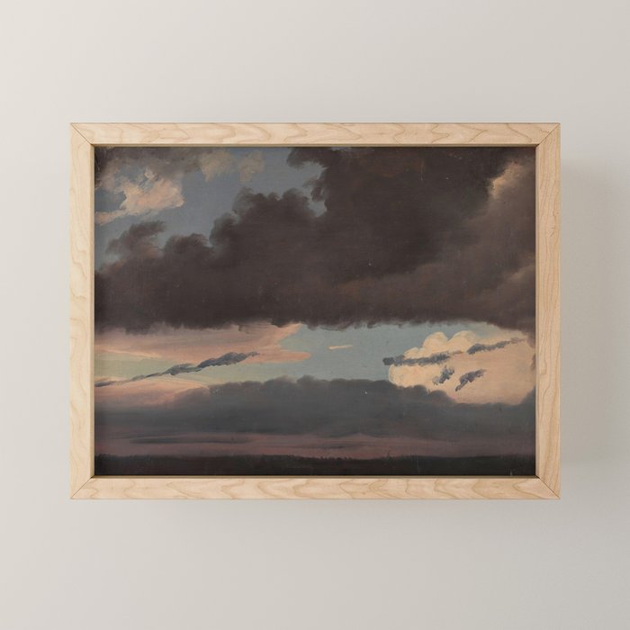 "Cloud Study" by Knud Baade, 1839 Mini Art Print Gallery Image 1