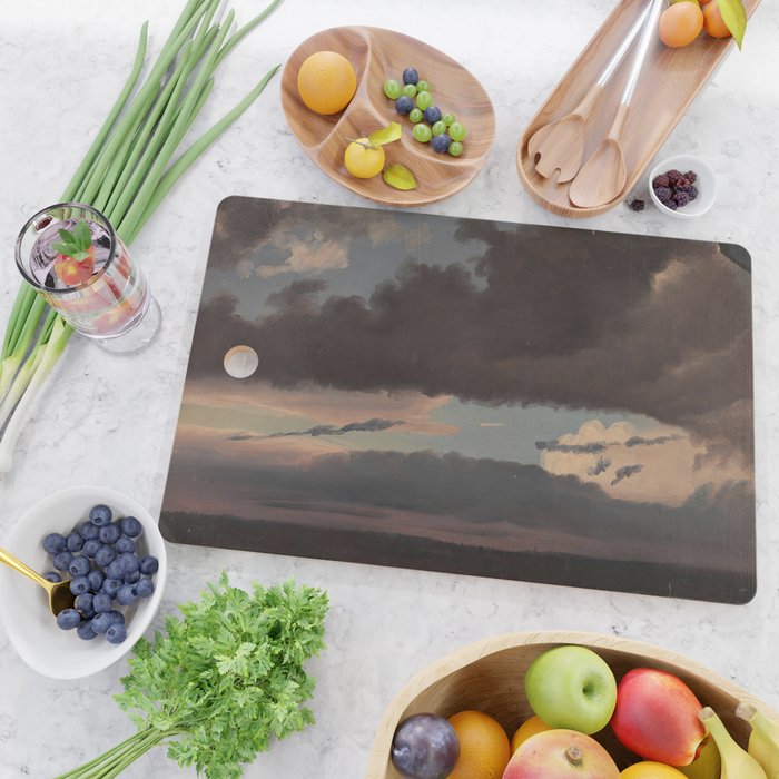 "Cloud Study" by Knud Baade, 1839 Cutting Board Gallery Image 2