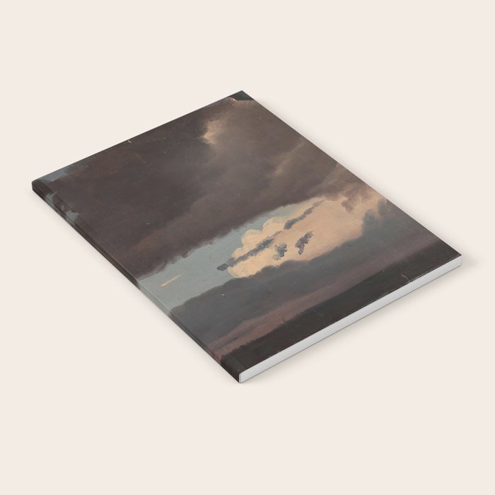 "Cloud Study" by Knud Baade, 1839 Notebook Gallery Image 2
