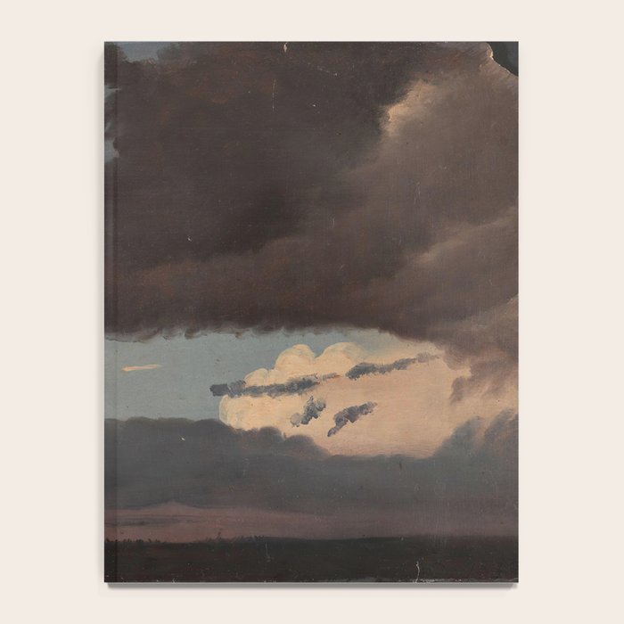 "Cloud Study" by Knud Baade, 1839 Notebook Gallery Image 4