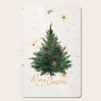 Vintage Merry Christmas Tree  Cutting Board Gallery Image 1