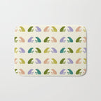 Frog friends pattern on cream Bath Mat Gallery Image 1