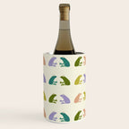 Frog friends pattern on cream Wine Chiller Gallery Image 3